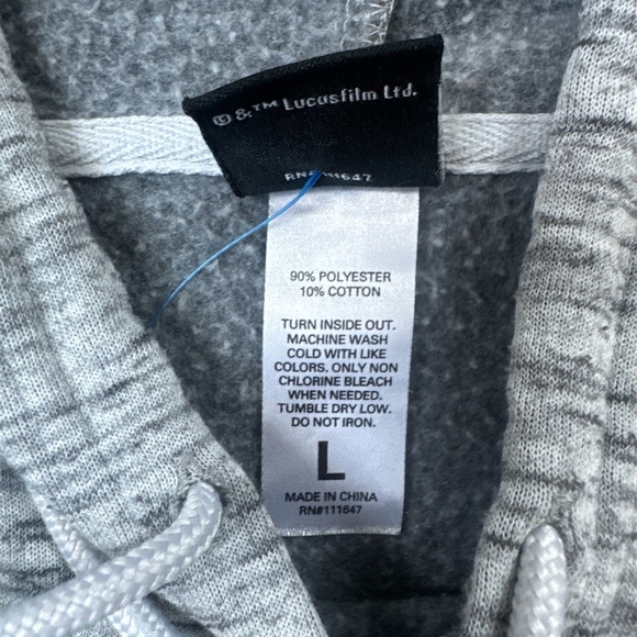 Official Star Wars Millennium Falcon Fleece Unisex Large Hoodie - Picture 4 of 5